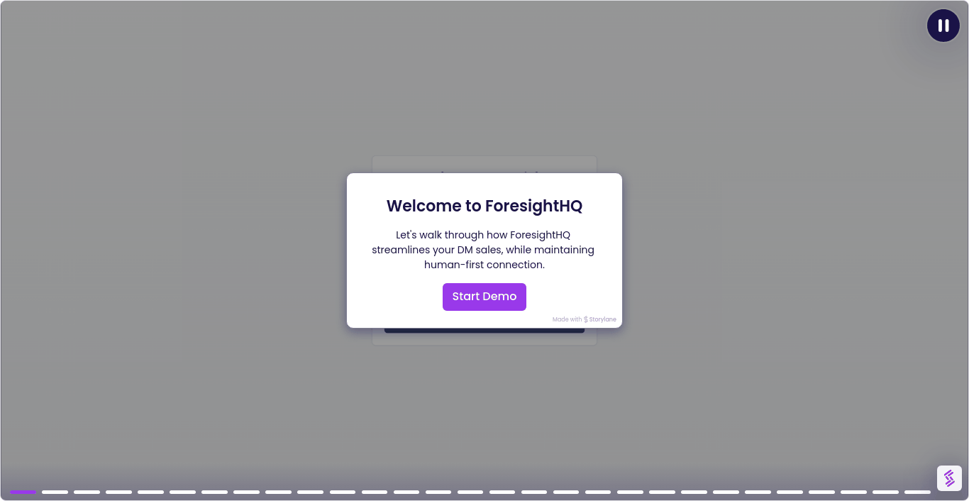 ForesightHQ lead scoring demo